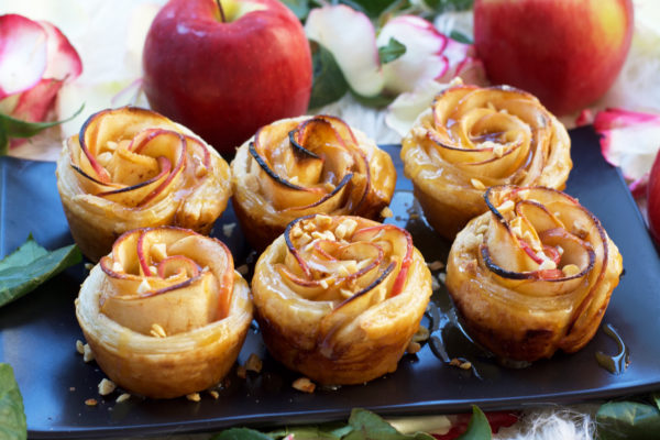 Fab Recipe: Caramel Apple Rose Puff Pastry - Fab Food Chicago